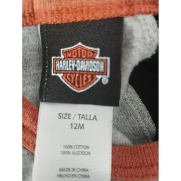 Harley Davidson Motorcycles An American Legend Baby Onesie - Picture 3 of 7